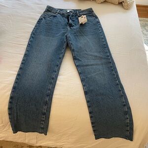 NWT Zara straight leg jeans, size 38 / US 6